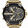 2019  reloj Montre luxe Military Clock Leather Strap 53MM Big dial DZ Stainless steel Watch Men's Sport Quartz Diesels Watch 11