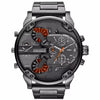 2019  reloj Montre luxe Military Clock Leather Strap 53MM Big dial DZ Stainless steel Watch Men's Sport Quartz Diesels Watch 11