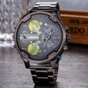 2019  reloj Montre luxe Military Clock Leather Strap 53MM Big dial DZ Stainless steel Watch Men's Sport Quartz Diesels Watch 11