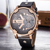 2019  reloj Montre luxe Military Clock Leather Strap 53MM Big dial DZ Stainless steel Watch Men's Sport Quartz Diesels Watch 11