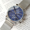 2019 quality men BOSS wristwatch 43mm steel Mesh Watches Men's quartz waterproof watch mens designer watches Luxury Mens Watches